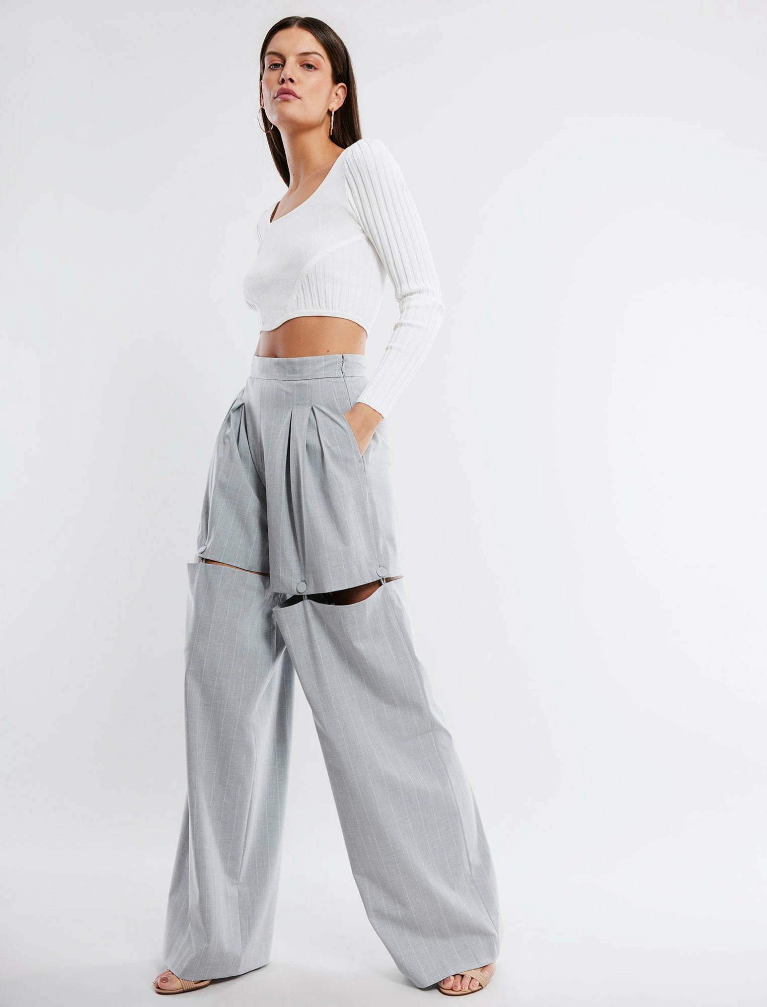 BCBGMAXAZRIA Laverne Oversized Trouser 3 BCBGMAXAZRIA Laverne Oversized Trouser