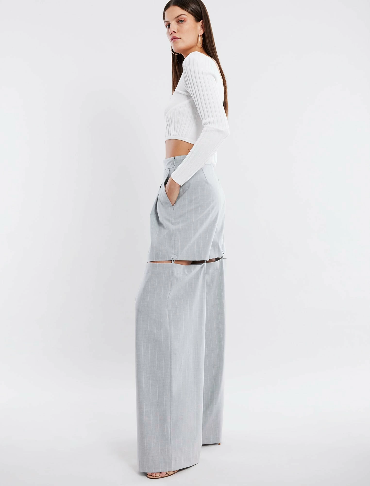 BCBGMAXAZRIA Laverne Oversized Trouser 4 BCBGMAXAZRIA Laverne Oversized Trouser - Image 2
