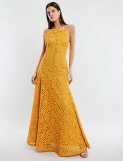 BCBGMAXAZRIA Miel Halter Dress