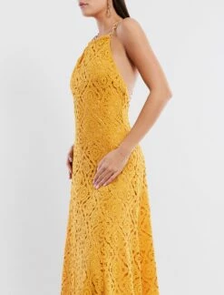 BCBGMAXAZRIA Miel Halter Dress -Bcbg Shop 1.30 D ADU60350 712 3