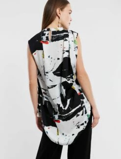 BCBGMAXAZRIA Ambre Draped Top -Bcbg Shop 1.30 T ADZ10358 113 4