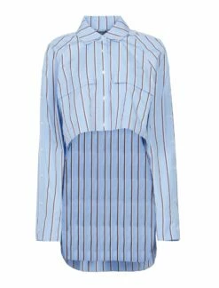 BCBGMAXAZRIA Bianca Asymmetrical Button-Down Shirt -Bcbg Shop 12.30 ADM10029 451 107