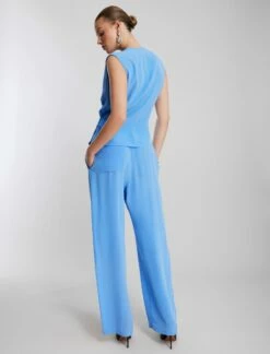 BCBGMAXAZRIA Hunter Silk Pant -Bcbg Shop 2.28 B 23SRP213SE01 BD 4