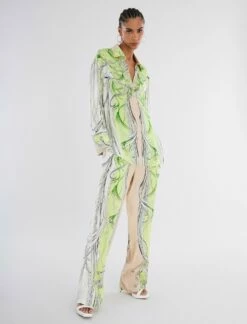 BCBGMAXAZRIA Cypress Wide-Leg Pant