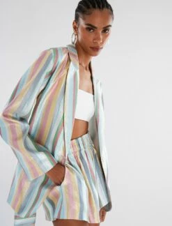 BCBGMAXAZRIA Penny Metallic High-Waisted Short -Bcbg Shop 2.28 B AEF70392 961 6