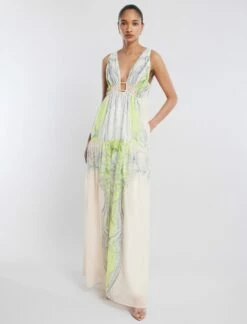 BCBGMAXAZRIA Eulanie Maxi Dress 12 BCBGMAXAZRIA Eulanie Maxi Dress -Bcbg Shop 2.28 D 23SRD185GE01 YB 5