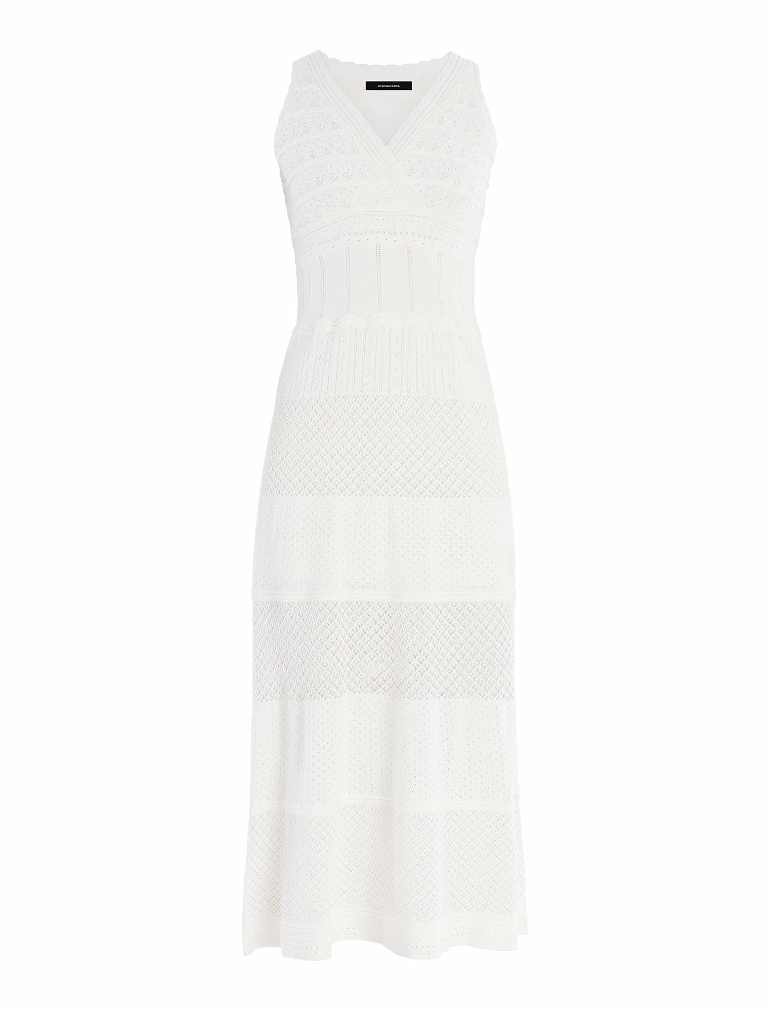 BCBGMAXAZRIA Adrienne V-Neck Fit-And-Flare Dress 10 BCBGMAXAZRIA Adrienne V-Neck Fit-And-Flare Dress - Image 8