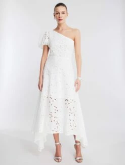 BCBGMAXAZRIA True Eyelet Dress