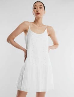 BCBGMAXAZRIA Guthrie Eyelet Dress