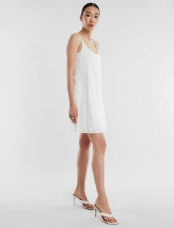 BCBGMAXAZRIA Guthrie Eyelet Dress -Bcbg Shop 2.28 D ADR60386 100 3 HiRes