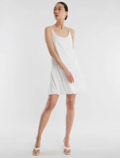 BCBGMAXAZRIA Guthrie Eyelet Dress -Bcbg Shop 2.28 D ADR60386 100 5 HiRes