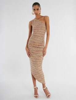 BCBGMAXAZRIA Landry One Shoulder Dress -Bcbg Shop 2.28 D AEG60395 961 5