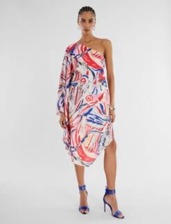 BCBGMAXAZRIA Asher One Shoulder Dress