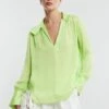BCBGMAXAZRIA V-Neck Collared Top 1 BCBGMAXAZRIA V-Neck Collared Top -Bcbg Shop 2.28 T 23SRT078VI05 VD 1
