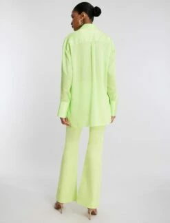 BCBGMAXAZRIA Satin Button-Up Top -Bcbg Shop 2.28 T 23SRT199VI05 VD 4