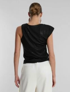 BCBGMAXAZRIA Asymmetrical Cap Sleeve Top 14 BCBGMAXAZRIA Asymmetrical Cap Sleeve Top -Bcbg Shop 2.28 T ADT10399 001 4