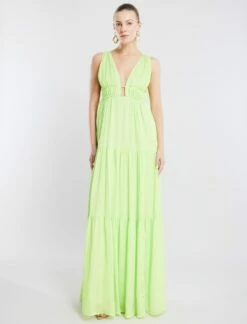 BCBGMAXAZRIA Kameron Maxi Dress -Bcbg Shop 2.28 d 23SRD185VI05 VD 2