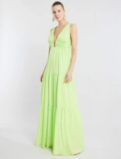 BCBGMAXAZRIA Kameron Maxi Dress -Bcbg Shop 2.28 d 23SRD185VI05 VD 3