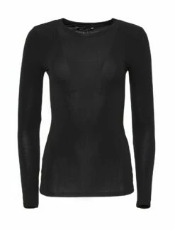 BCBGMAXAZRIA Long Sleeve Tee 12 BCBGMAXAZRIA Long Sleeve Tee -Bcbg Shop 2UX6T17E BLK