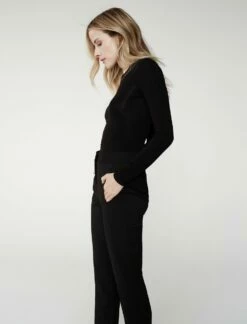 BCBGMAXAZRIA Long Sleeve Tee 10 BCBGMAXAZRIA Long Sleeve Tee -Bcbg Shop 2UX6T17E BLK 0089