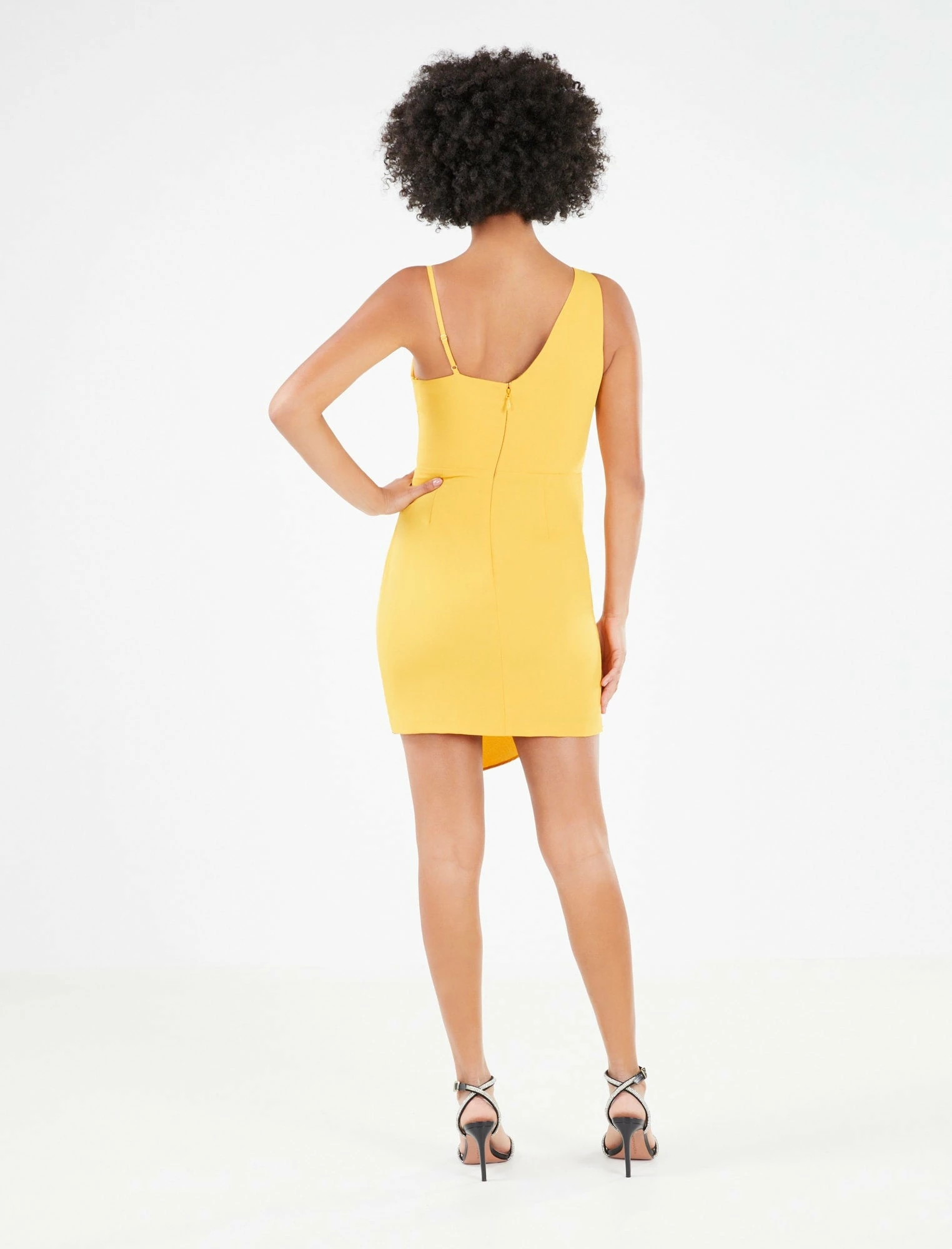 BCBGMAXAZRIA Noemi Asymmetrical Mini Dress 6 BCBGMAXAZRIA Noemi Asymmetrical Mini Dress - Image 4