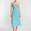 BCBGMAXAZRIA Beatrice Fit-And-Flare Midi Dress -Bcbg Shop 3.30 D 2X01D28E TUQ 1