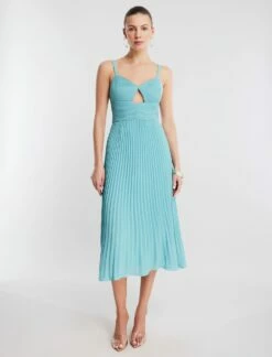 BCBGMAXAZRIA Beatrice Fit-And-Flare Midi Dress
