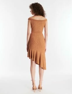 BCBGMAXAZRIA Antoinette Asymmetrical Ruffle Dress 14 BCBGMAXAZRIA Antoinette Asymmetrical Ruffle Dress -Bcbg Shop 3.30 D 2XX1S08E TAN 4 2bf95e8e 1c18 453b a98a 494f4fd481dd