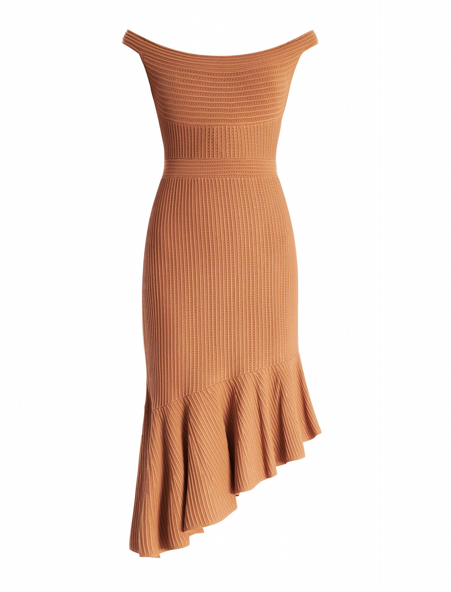 BCBGMAXAZRIA Antoinette Asymmetrical Ruffle Dress 10 BCBGMAXAZRIA Antoinette Asymmetrical Ruffle Dress - Image 8