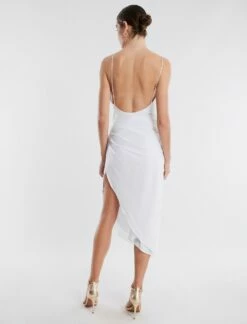 BCBGMAXAZRIA Aspen Shirred Dress -Bcbg Shop 3.30 D AET60447 111 4