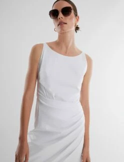 BCBGMAXAZRIA Aspen Shirred Dress -Bcbg Shop 3.30 D AET60447 111 5