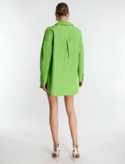 BCBGMAXAZRIA Collared Button-Up Top -Bcbg Shop 3.30 T AFD10481 312 4