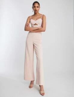 BCBGMAXAZRIA Erin Bustier Jumpsuit -Bcbg Shop 4.30 B 2X03D09E PNK 5