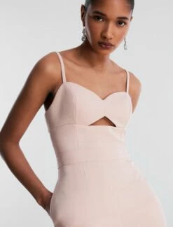 BCBGMAXAZRIA Erin Bustier Jumpsuit -Bcbg Shop 4.30 B 2X03D09E PNK 6