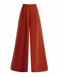 BCBGMAXAZRIA River Linen Wide-Leg Trouser -Bcbg Shop 4.30 B AFH20493 931 8