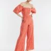 BCBGMAXAZRIA Felix Puff Sleeve Jumpsuit 2 BCBGMAXAZRIA Felix Puff Sleeve Jumpsuit -Bcbg Shop 4.30 D 2X03D06E GIN 1