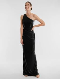 BCBGMAXAZRIA Rami One Shoulder Gown -Bcbg Shop 4.30 D ADT60533 001 2