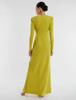 BCBGMAXAZRIA Apollo Long Sleeve Gown 14 BCBGMAXAZRIA Apollo Long Sleeve Gown -Bcbg Shop 4.30 D AEK60523 313 4
