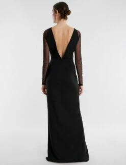 BCBGMAXAZRIA Freya Sheer Illusion Gown -Bcbg Shop 4.30 D AEY60468 001 4