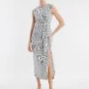BCBGMAXAZRIA Kira Silky Midi Dress -Bcbg Shop 4.30 D AFW60515 115 1