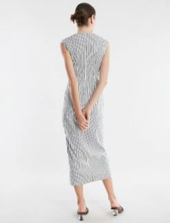 BCBGMAXAZRIA Kira Silky Midi Dress -Bcbg Shop 4.30 D AFW60515 115 4