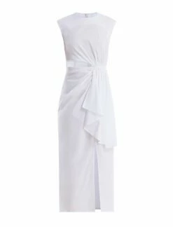 BCBGMAXAZRIA Kira Poplin Midi Dress -Bcbg Shop 4.30 D AFX60516 100 8