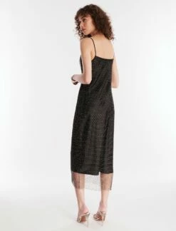 BCBGMAXAZRIA Jude Sparkle Midi Dress 14 BCBGMAXAZRIA Jude Sparkle Midi Dress -Bcbg Shop 4.30 D AGA60535 001 4