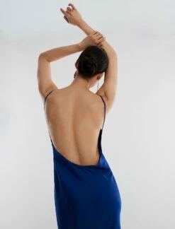 BCBGMAXAZRIA Bea Satin Midi Dress -Bcbg Shop 4.30 D GAS60531 425 6