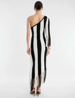 BCBGMAXAZRIA Cassius Fringe Hem Dress -Bcbg Shop 4.30 D XXX50545 969 4