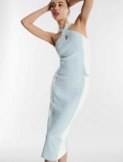 BCBGMAXAZRIA Rebel Bodycon Midi Skirt -Bcbg Shop 5.30 B 2XX3S07E HBE 3