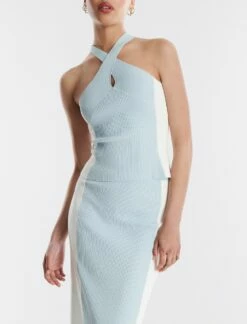 BCBGMAXAZRIA Rebel Bodycon Midi Skirt -Bcbg Shop 5.30 B 2XX3S07E HBE 6