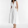 BCBGMAXAZRIA Saint Midi Dress -Bcbg Shop 5.30 D 2X03D30E WHT 1