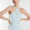 BCBGMAXAZRIA Jett Crossover Halter Top -Bcbg Shop 5.30 T 2XX3S08E HBE 1