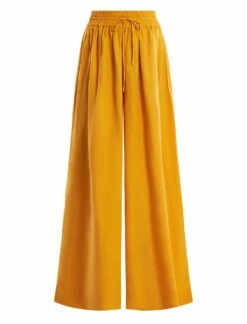 BCBGMAXAZRIA Remington Linen Wide-Leg Trouser -Bcbg Shop 530 B AGS20575 704 8